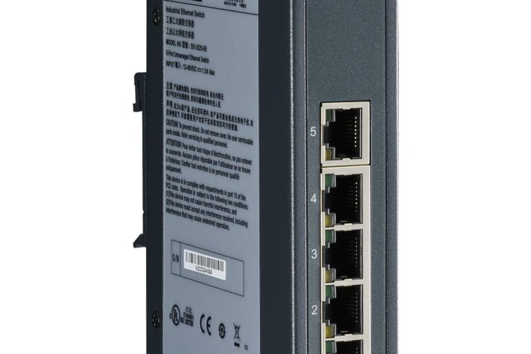 Seitenansicht des EKI-2525 Unmanaged Industrie Switch von Advantech