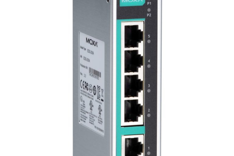 EDS-205A kompakter Unmanaged Switch von Moxa