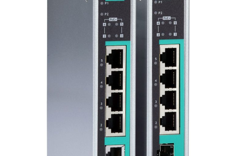 EDS-G205A-4PoE 5-Port PoE Industrie Switches von Moxa