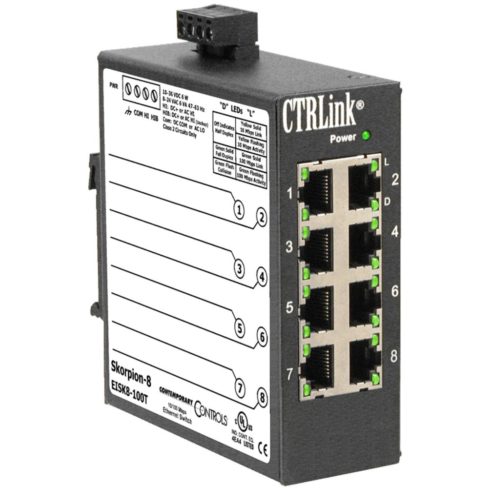 EISK8-100T Unmanaged 8-Port Industrie Switch von Contemporary Controls