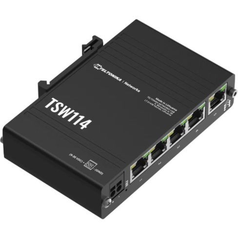 TSW114 Unmanaged DIN-Schienen Switch von Teltonika