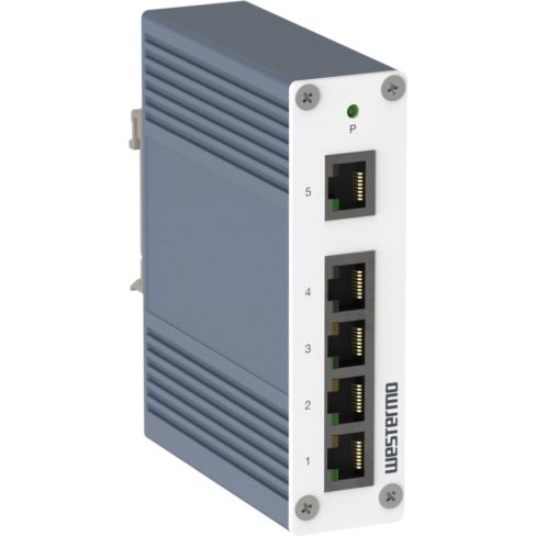 Seitliche Ansicht des SandCat-2305-T5-LV Unmanaged 5-Port Ethernet Switch von Westermo