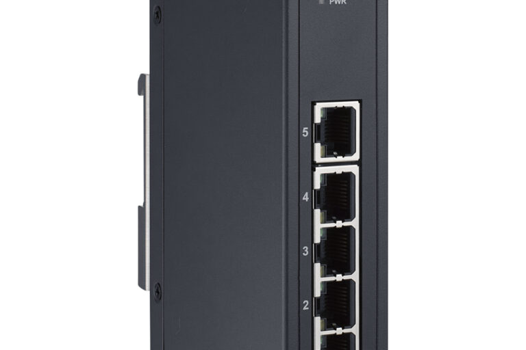 Seite des EKI-2525NI Unmanaged PROFINET Industrie Switch von Advantech
