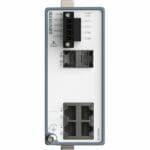 Front des Lynx 3306-E-F2G-T4-LV Layer 3 Managed Industrie Switch von Westermo