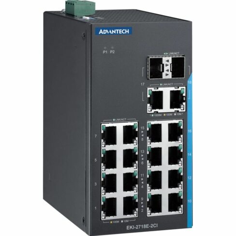 EKI-2718E-2CI 18-Port Unmanaged Netzwerkswitch von Advantech