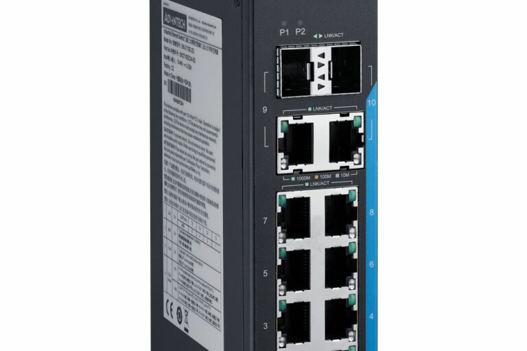 EKI-2710E-2CI Unmanaged 10-Port Netzwerk Switch von Advantech